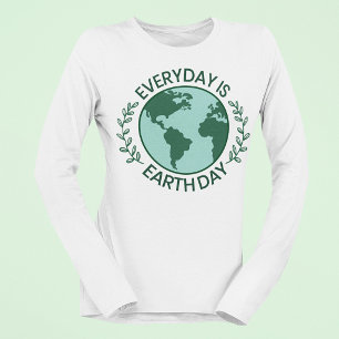 Elke Dag Is Dag Van De Aarde - Vintage Groene Aard T-shirt