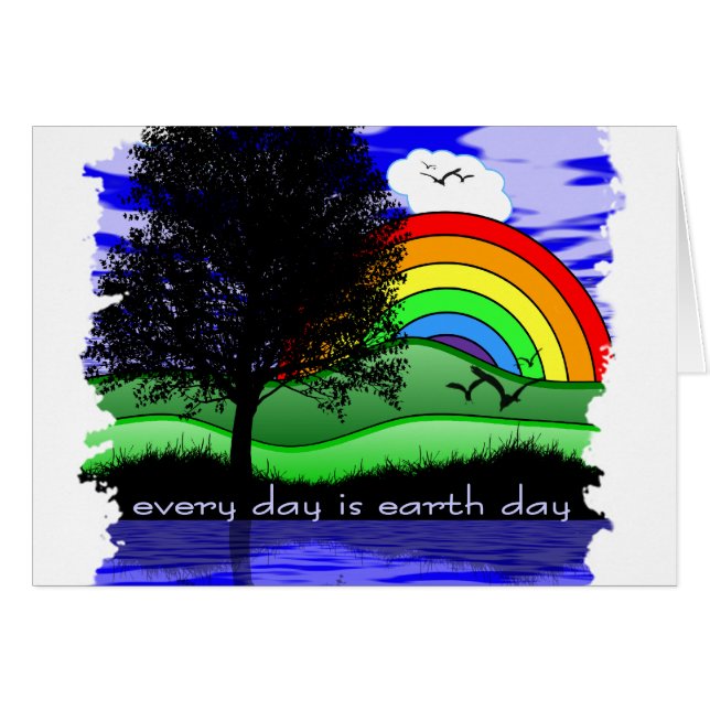 Elke dag is de Dag van de Aarde (Voorkant Horizontaal)