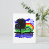 Elke dag is de Dag van de Aarde Briefkaart (Staand voorkant)