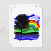 Elke dag is de Dag van de Aarde Briefkaart (Voorkant / Achterkant)