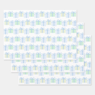 Elke dag is een cadeau jongen verjaardag inpakpapi inpakpapier vel