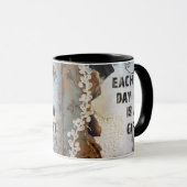 Elke dag is een cadeau mok (Voorkant rechts)