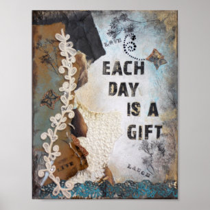 Elke dag is een cadeauprijsopgave voor gemengde me poster