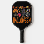 Elke dag is een halloween pickleball paddle (Achterkant)