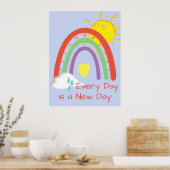 Elke dag is een nieuw Poster (Keuken)