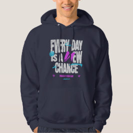 Elke dag is een nieuwe kans | Casual hoodie