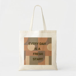 Elke dag is een nieuwe start tote bag