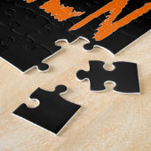 Elke dag is er een halloween puzzle legpuzzel (Zijkant)