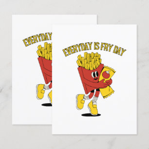 Elke dag is Fry Day Informatiekaartje