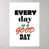 Elke dag is goed poster (Voorkant)