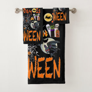 Elke Dag Is Halloween Bad Handdoek