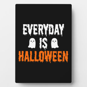 Elke dag is halloween fotoplaat
