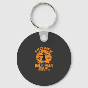 Elke Dag Is Halloween Vogeverschrikker Heks Ontwer Sleutelhanger