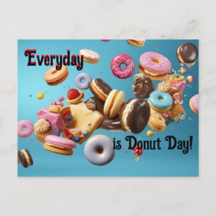 Elke dag is het Donut-dag! Briefkaart