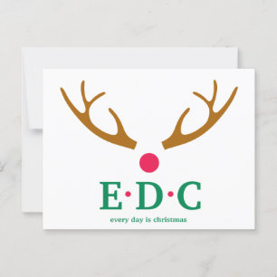 Elke Dag is Kerstmis Ansichtkaart Briefkaart