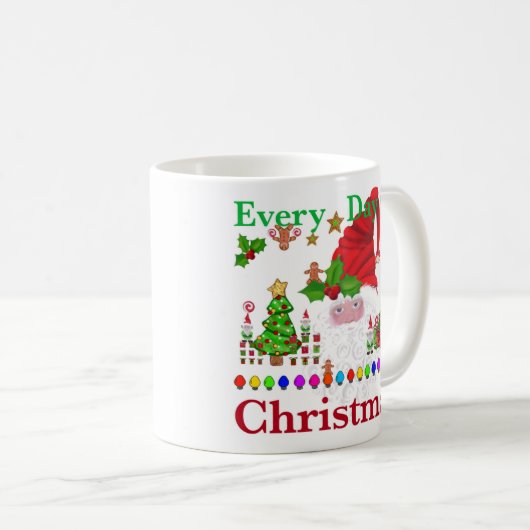 Elke dag is Kerstmis Koffiemok (Voorkant rechts)