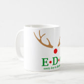 Elke Dag is Kerstmis Mok (Voorkant links)