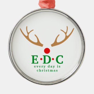Elke Dag is Kerstmis Ronde Ornament