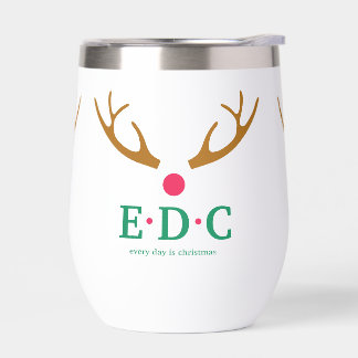 Elke Dag is Kerstmis Wijn Tumbler