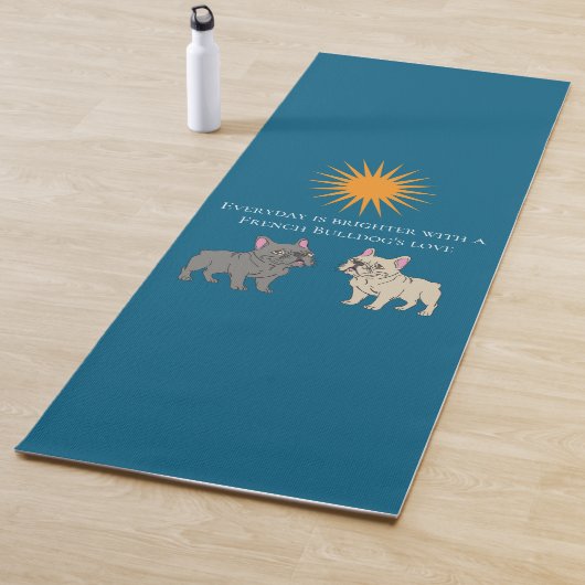 Elke dag is vrolijker yogamat (In situ)