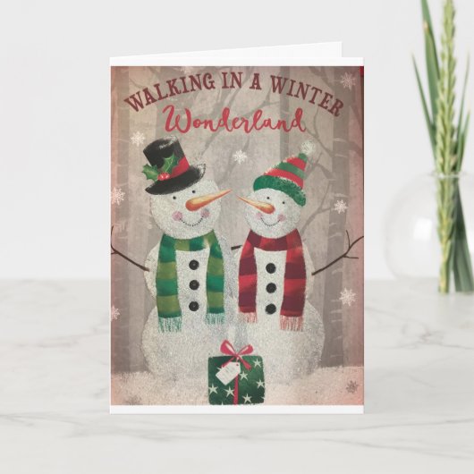 **ELKE DAG IS WONDERLAND MET JULLIE" CHRISTMAS KAART (Voorkant)