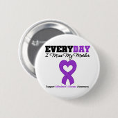 Elke dag juf ik mijn moeder ronde button 5,7 cm (Voorkant /achterkant)