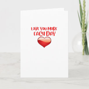 Elke Dag Meer Van Je Houden Oprecht Citaat  Kaart