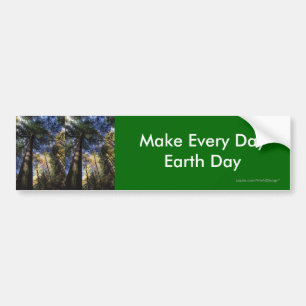 Elke dag op aarde bumpersticker