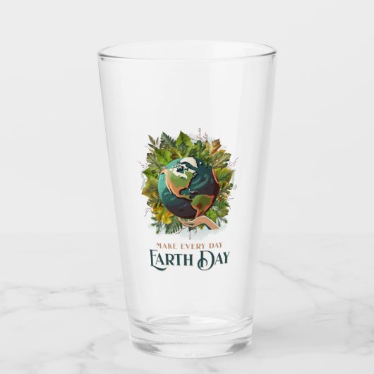 Elke dag op Aarde Glas (Voorkant)