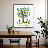 Elke dag redt de Dag van de Aarde bomen hartkunst
