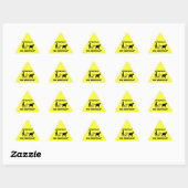 Elke dag schep ik driehoek sticker (Vel)