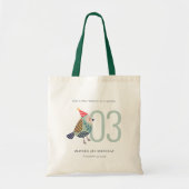 Elke dag van de dag om de dag tote bag (Voorkant)