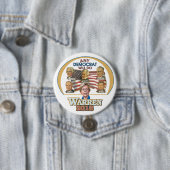 Elke democraat zal het doen ronde button 7,6 cm (In situ)