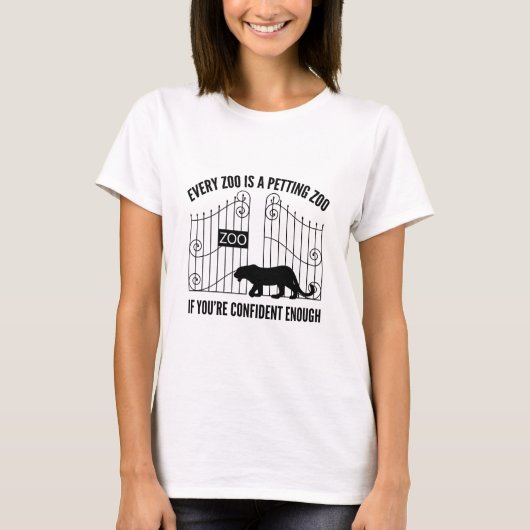 Elke dierentuin is een peperdierentuin t-shirt (Voorkant)