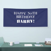 Elke donkerbruine zeemacht van de leeftijd Blue Wh Spandoek (Beurs)