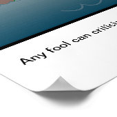 Elke dwaas kan... poster (Hoek)