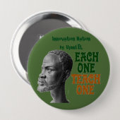 Elke één, elke één knoop ronde button 4,0 cm (Voorkant /achterkant)