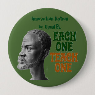 Elke één, elke één knoop ronde button 4,0 cm