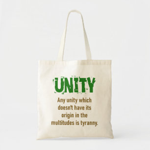 Elke eenheid die niet zijn oorsprong heeft - eenhe tote bag