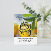 elke ervaring gemakkelijk maken briefkaart (Staand voorkant)