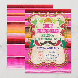 ELKE FEest - Mexicaanse Fiesta Feest Uitnodiging