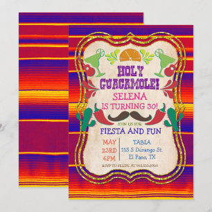 ELKE FEest - Mexicaanse Fiesta Feest Uitnodiging