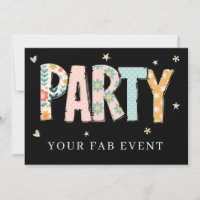 * Elke FEestje DIY Uitnodiging NEON  Evenement Kle