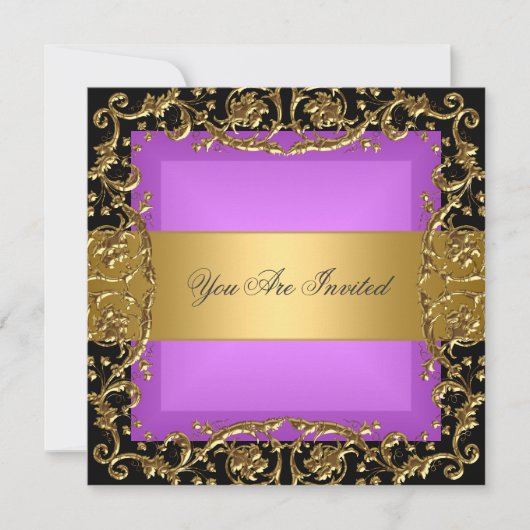 Elke feestuitnodiging kaart (Voorkant)