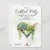 ELKE GELEGENHEID - Cocktail Groene Uitnodiging (Voorkant)