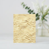 Elke gelegenheid Gold Zebra Stripes Blank Kaart (Staand voorkant)