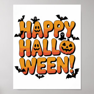 Elke geweldige Halloween begint met een glimlach e Poster