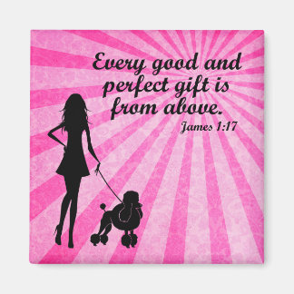 Elke Goede en Perfecte Gift James 1:17 Christelijk Magneet