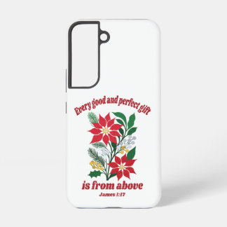 Elke Goede en Perfecte Gift – James 1:17 Kerstmis Samsung Galaxy Hoesje