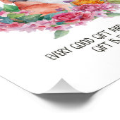 Elke goede en perfecte Gift, Manuscript James 1:17 Foto Afdruk (Hoek)